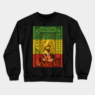 Haile Selassie Emperor of Ethiopia Crewneck Sweatshirt